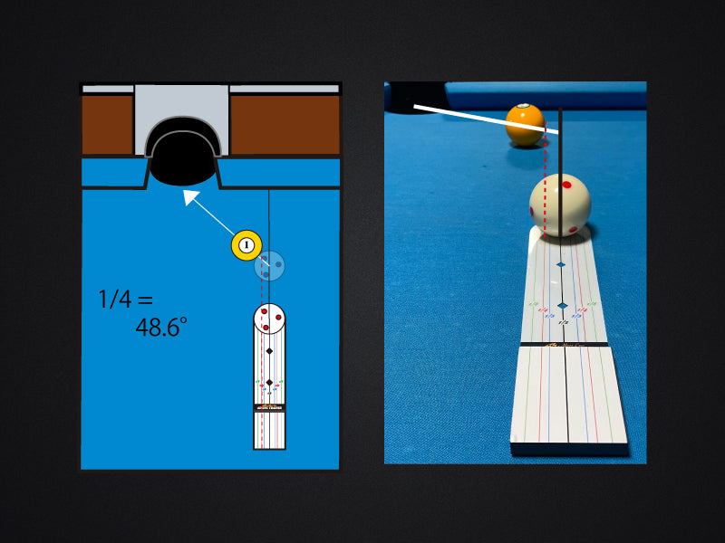 Mezz Billiard for Aiming Training Practice Pool Made in Japan